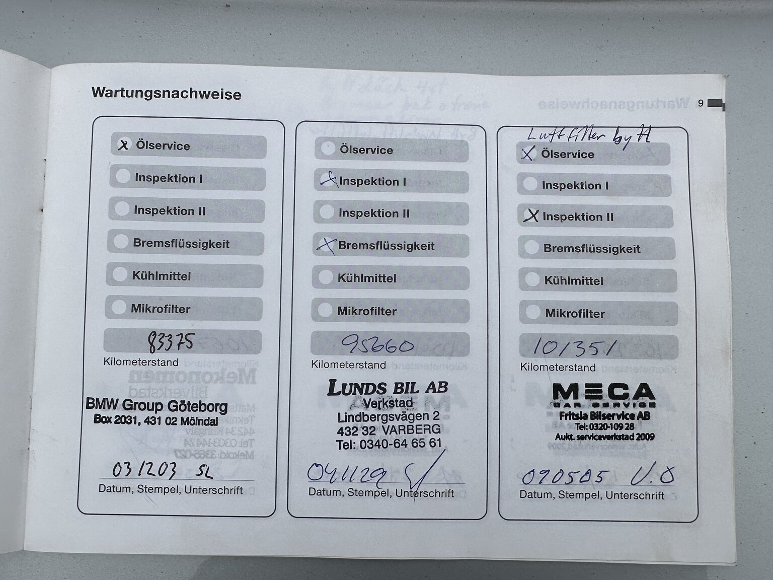 Dokumentation för 1997 BMW Z3 2.8 Roadster