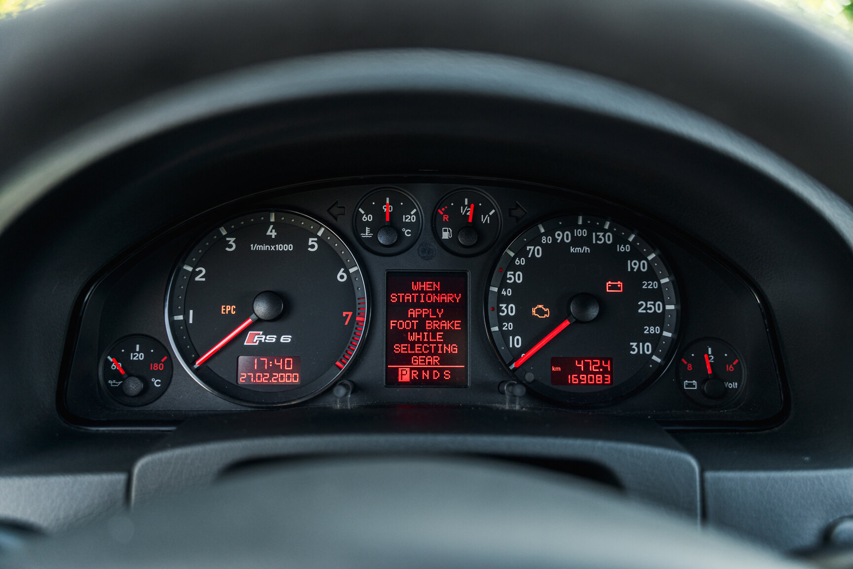 Interiörbild 2003  Audi RS6 C5