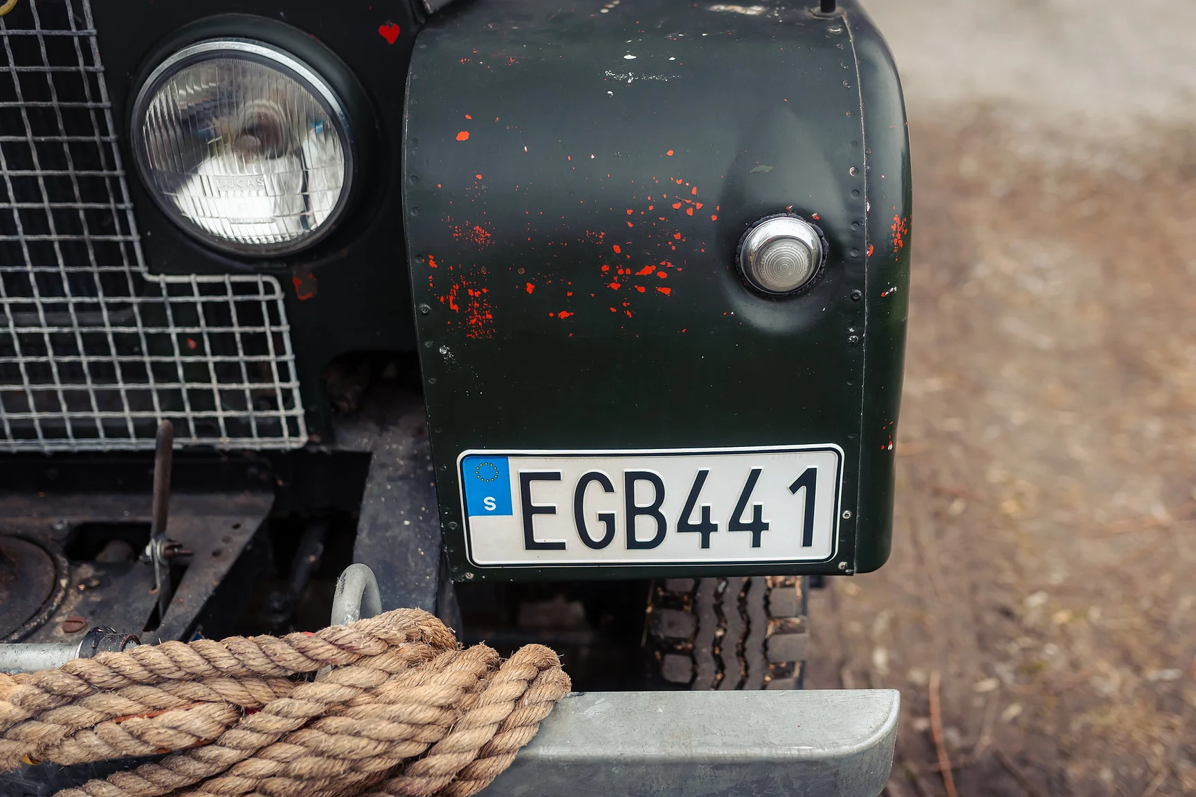 Exterior image of 1953 Land Rover Series 1 Soft Top (63)
