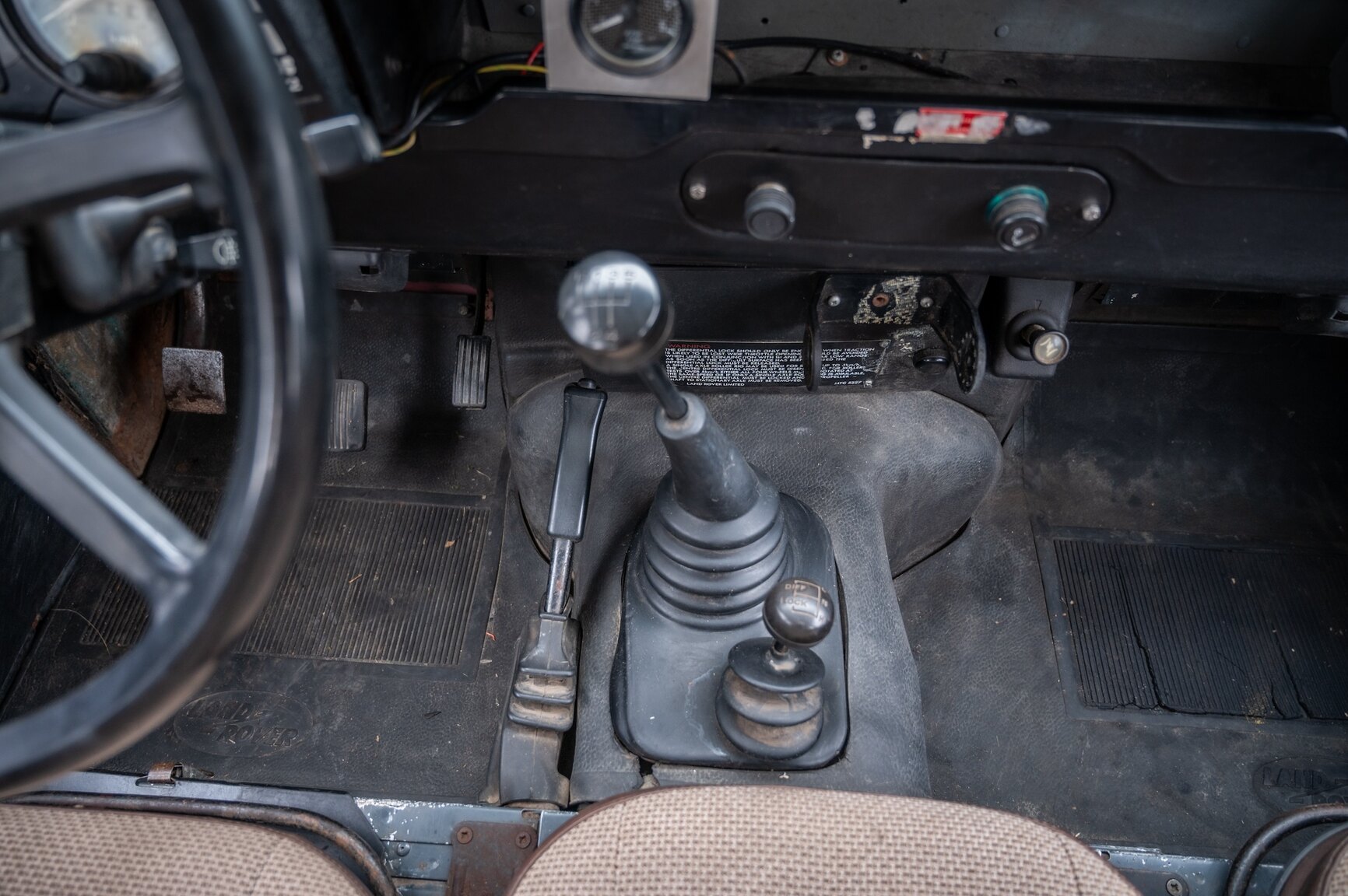 Interiörbild 1986 Land Rover 90 2.5D