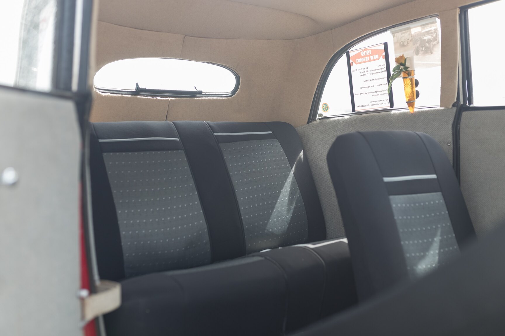 Interiörbild 1939 DKW Favorit Sedan