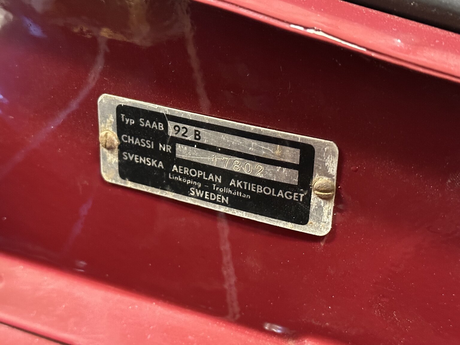 Image of 1955 Saab 92 B De Luxe (5) mechanics