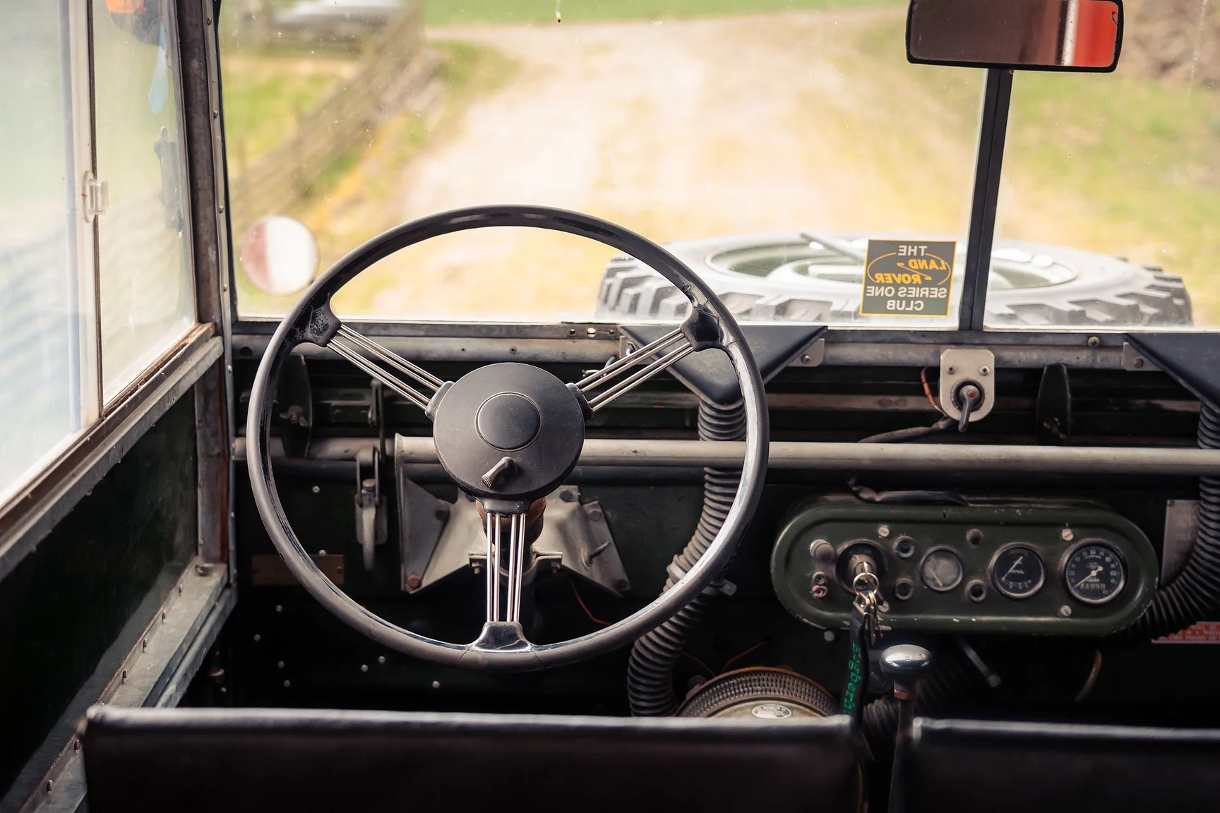 Interiörbild 1953 Land Rover Series 1 Soft Top (6)