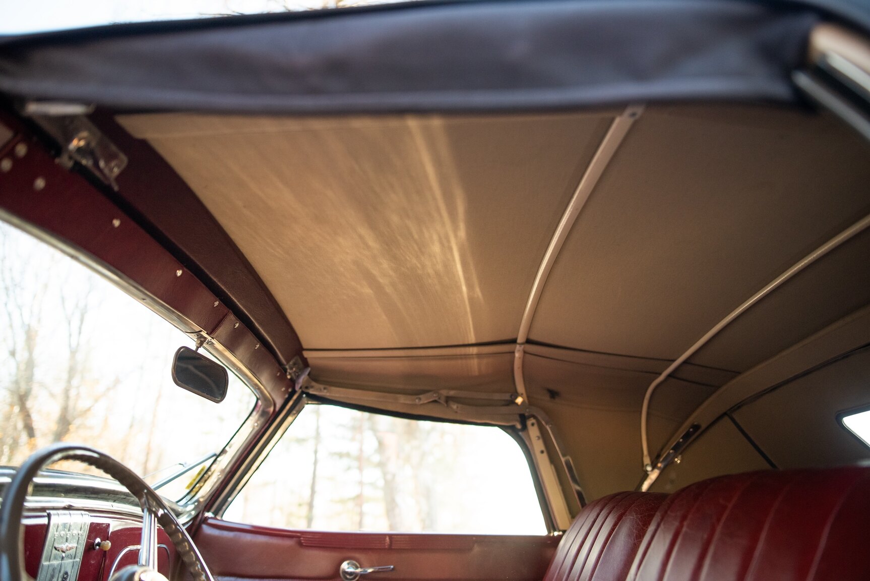 Interior image of 1938 Dodge Six Convertible Coupé