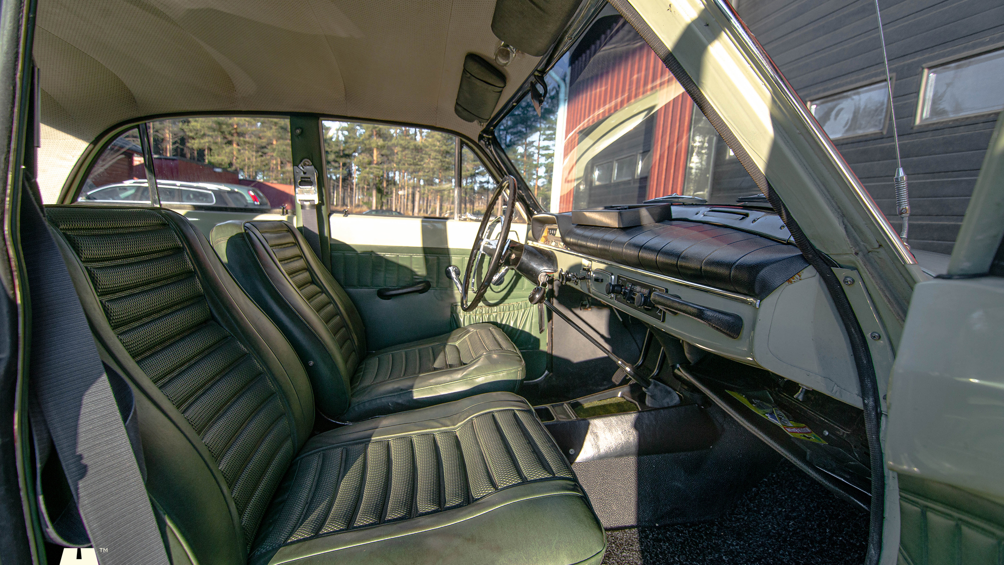 Interiörbild 1966 Volvo Amazon Sport