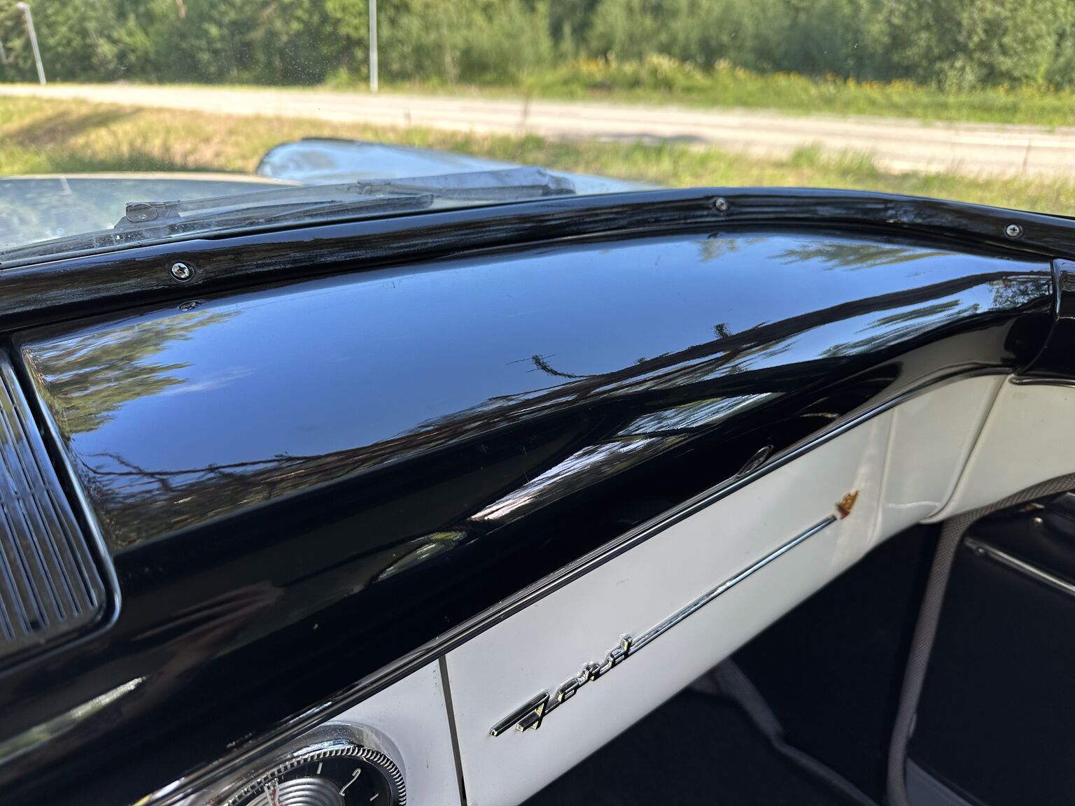 Interiörbild 1955 Ford Fairlane Crown Victoria