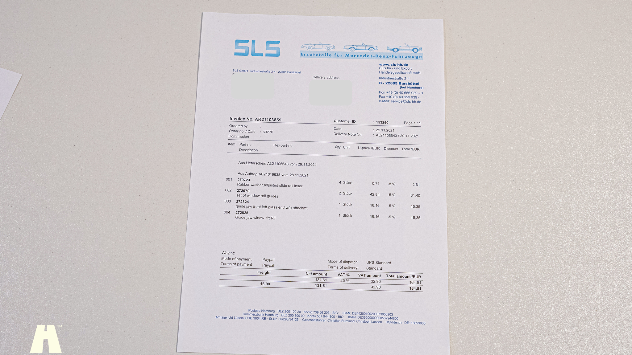 Dokumentation, 1970 Mercedes 280 SL Pagoda (77)