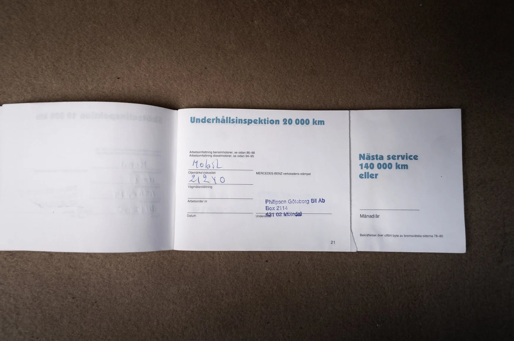 Dokumentation, 1991 Mercedes-Benz 500 SL (14)