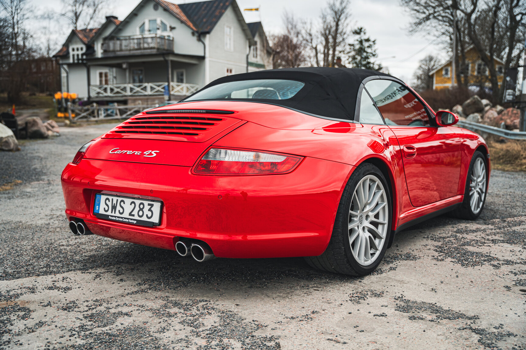Exteriörbild på 2007 Porsche Carrera 4S Cabriolet
