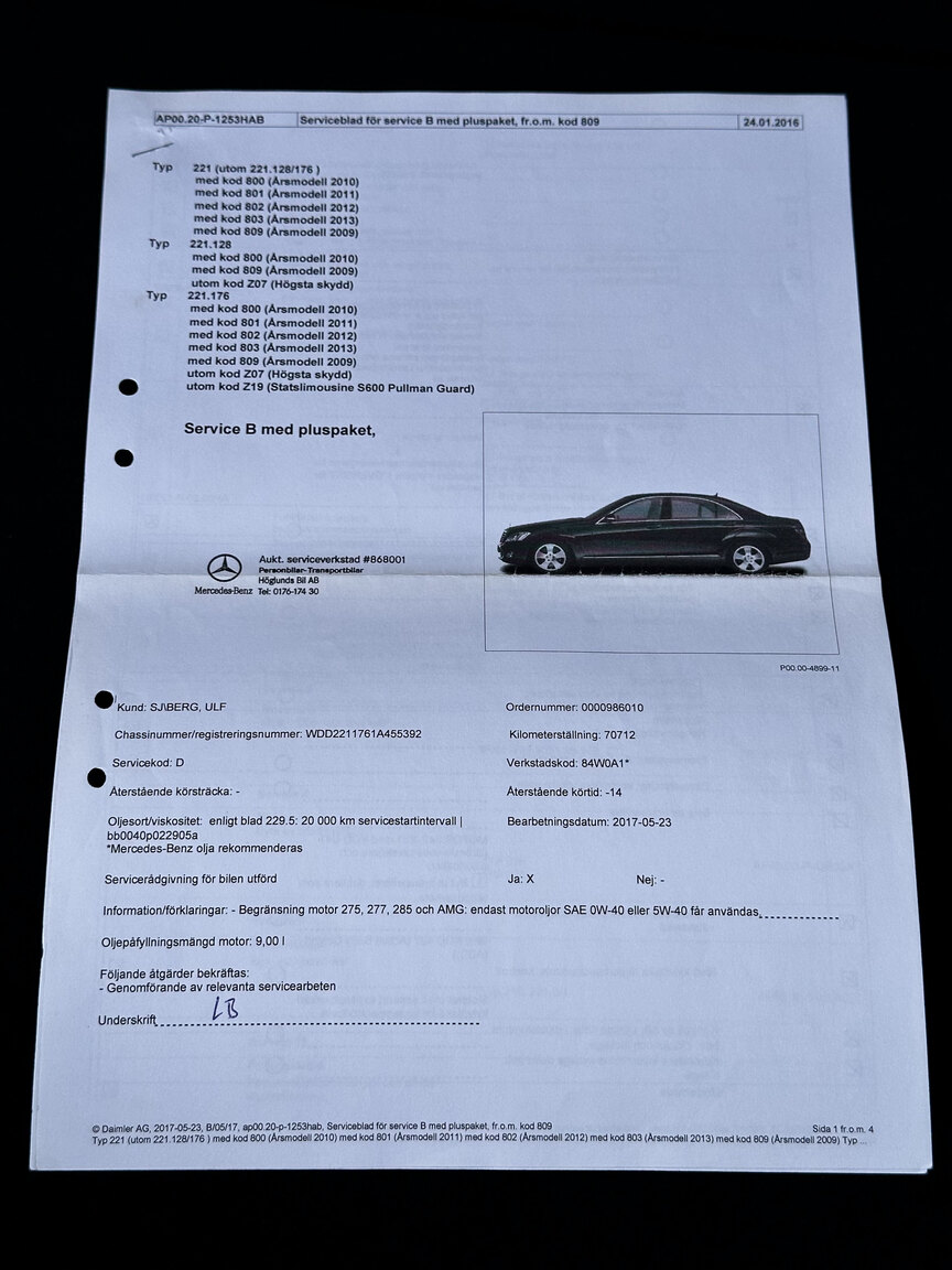 Dokumentation för 2011 Mercedes-Benz S600 (23)