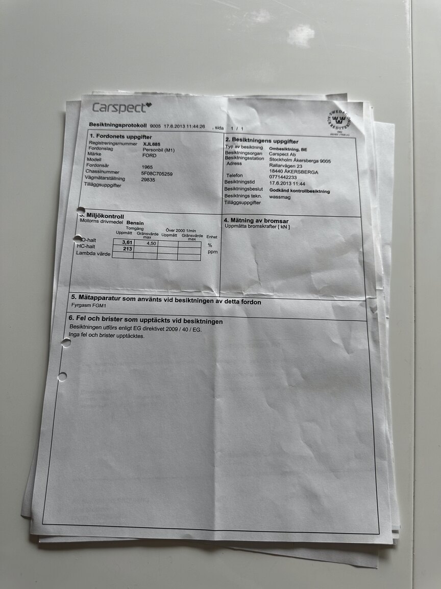 Dokumentation, 1965 Ford Mustang Cabriolet (67)