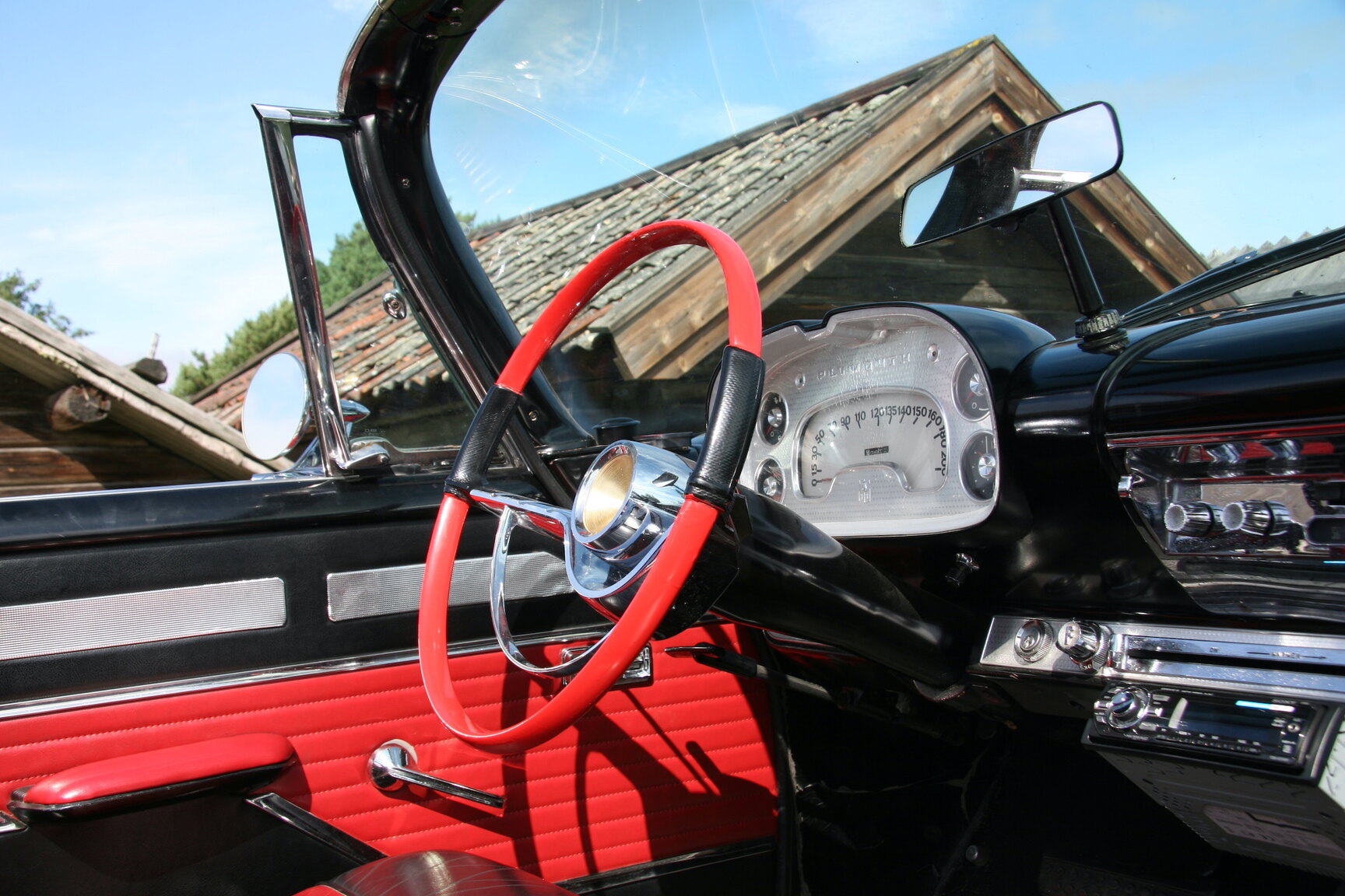 Interiörbild 1958 Plymouth Belvedere Convertible