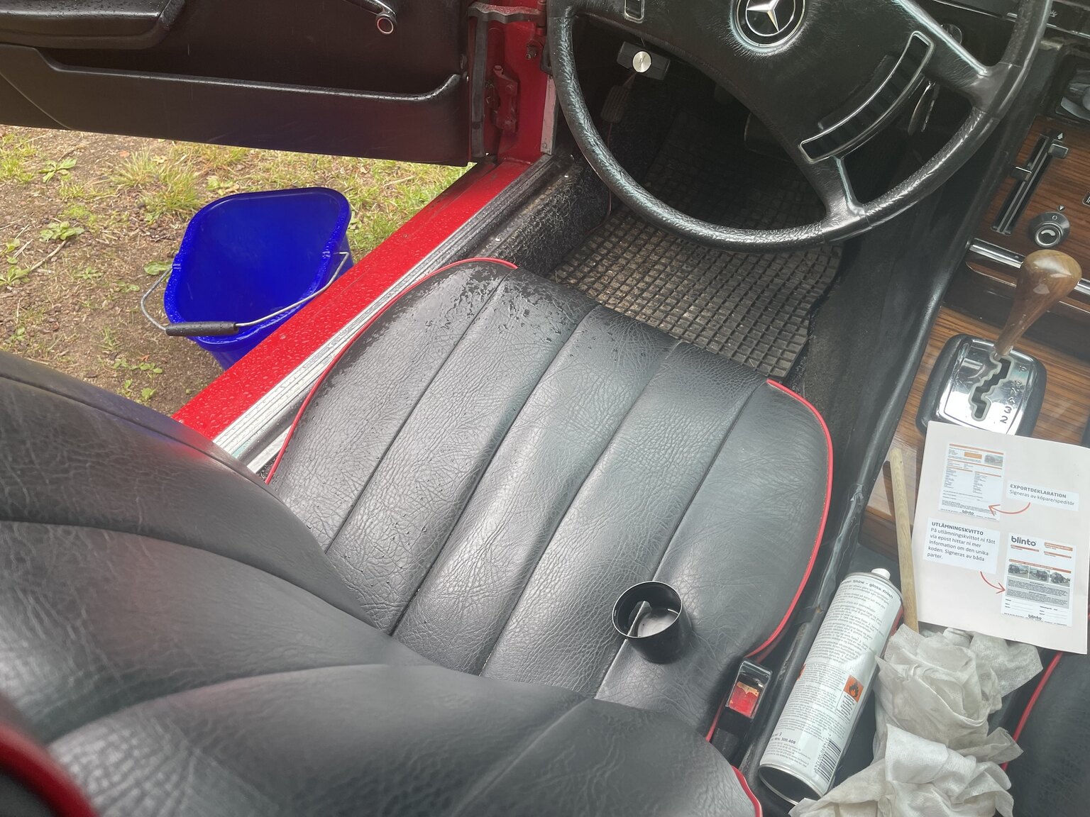 Interior image of 1973 Mercedes 350 SLC