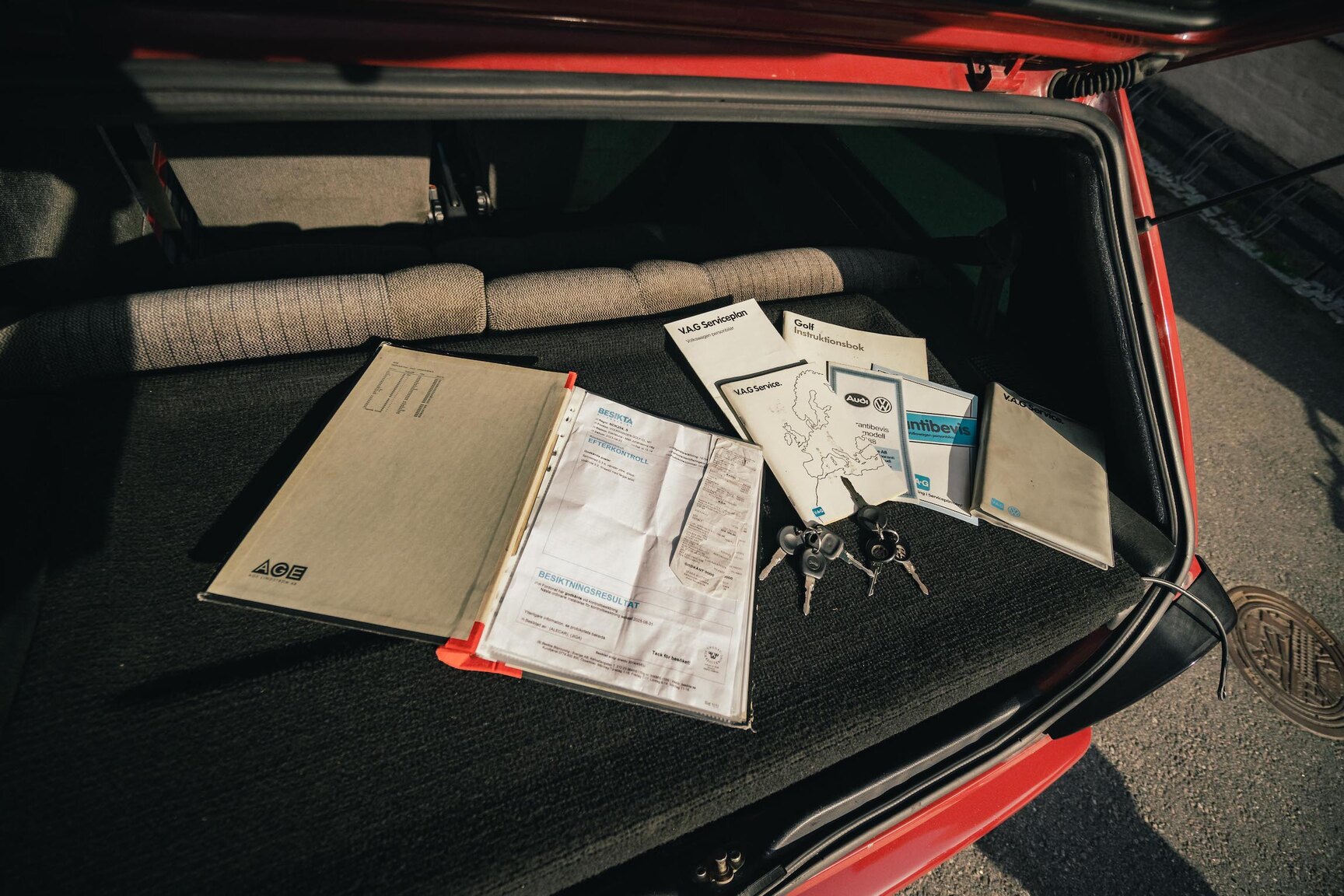 Dokumentation för 1988 Volkswagen Golf CL (1)