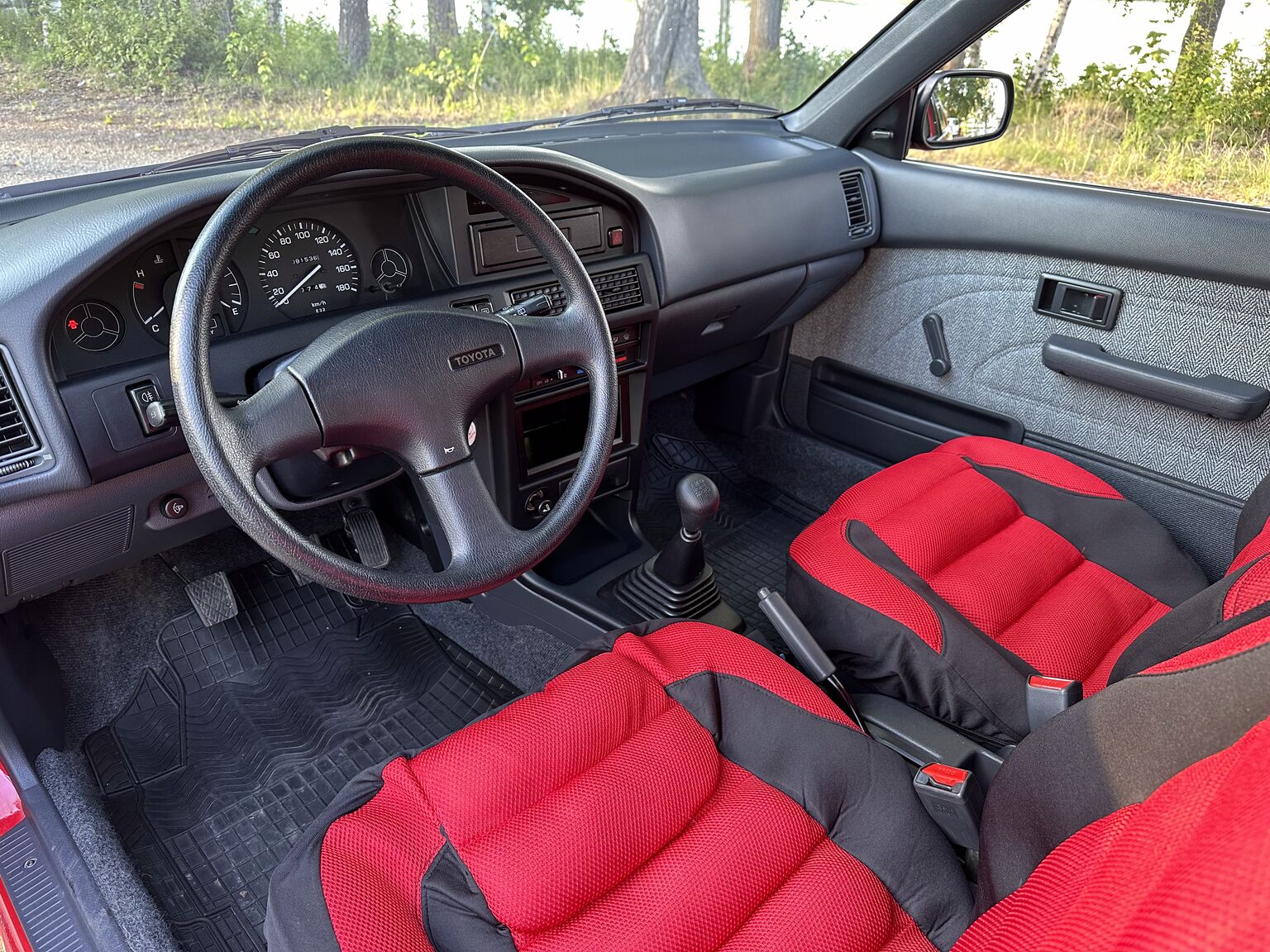 Interiörbild 1991 Toyota Corolla 1300 XLI