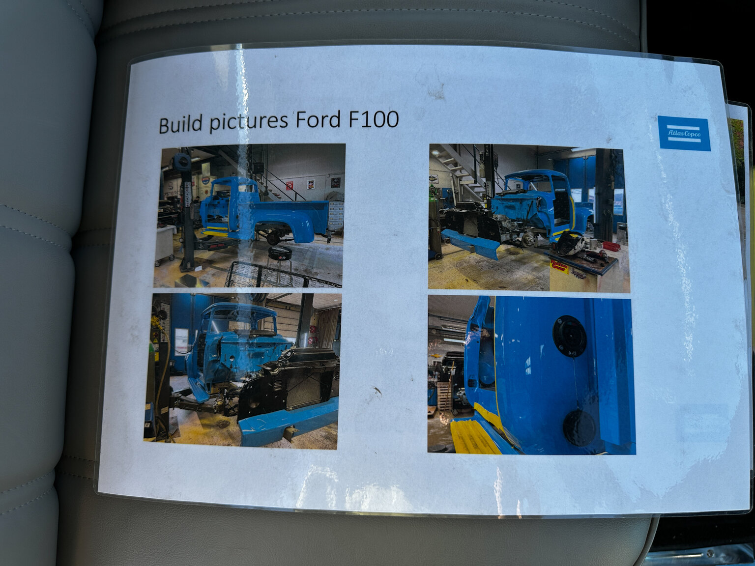 Dokumentation för 1956 FORD F100 Electric