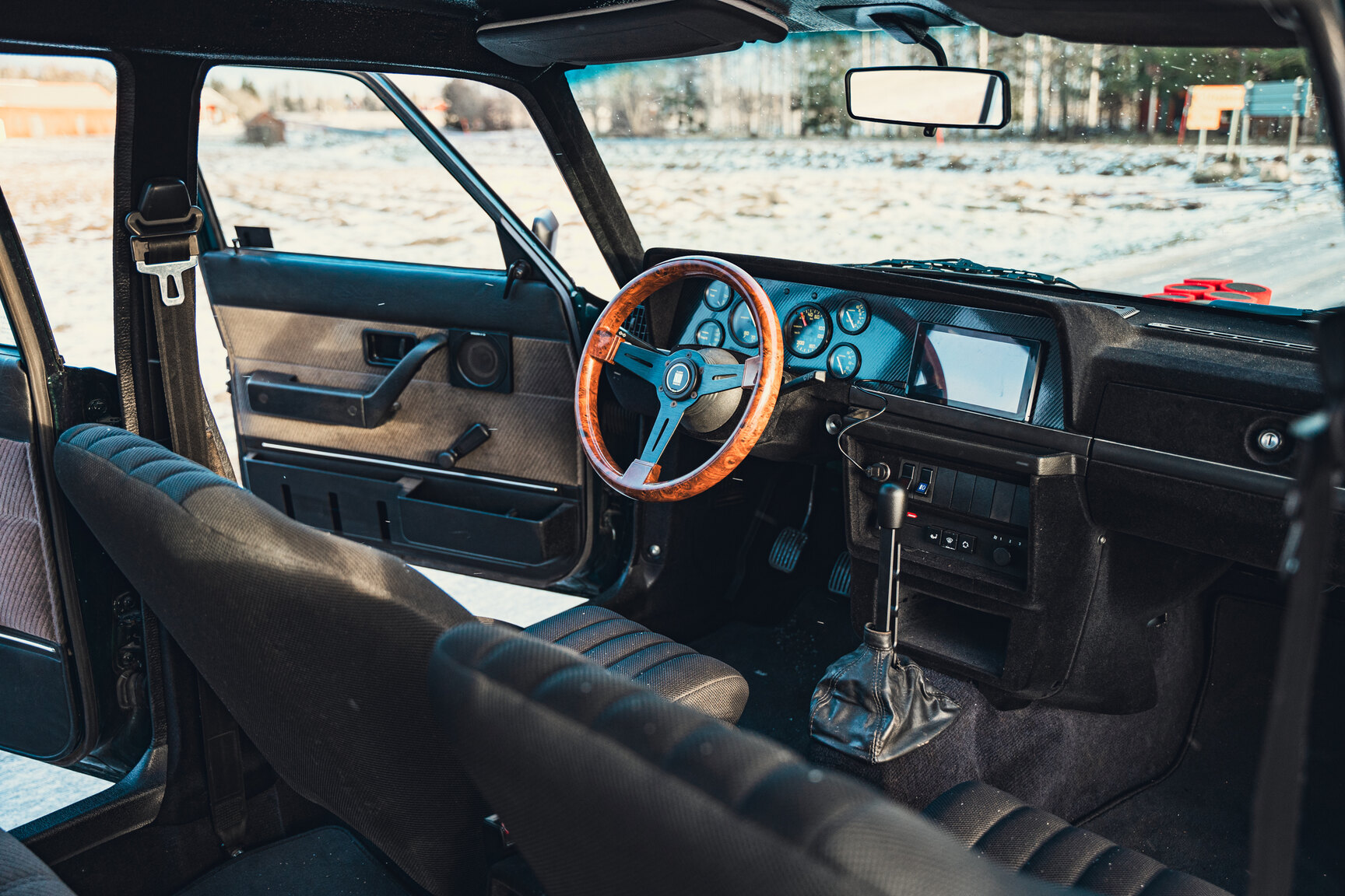 Interiörbild 1980 VOLVO 240 V8