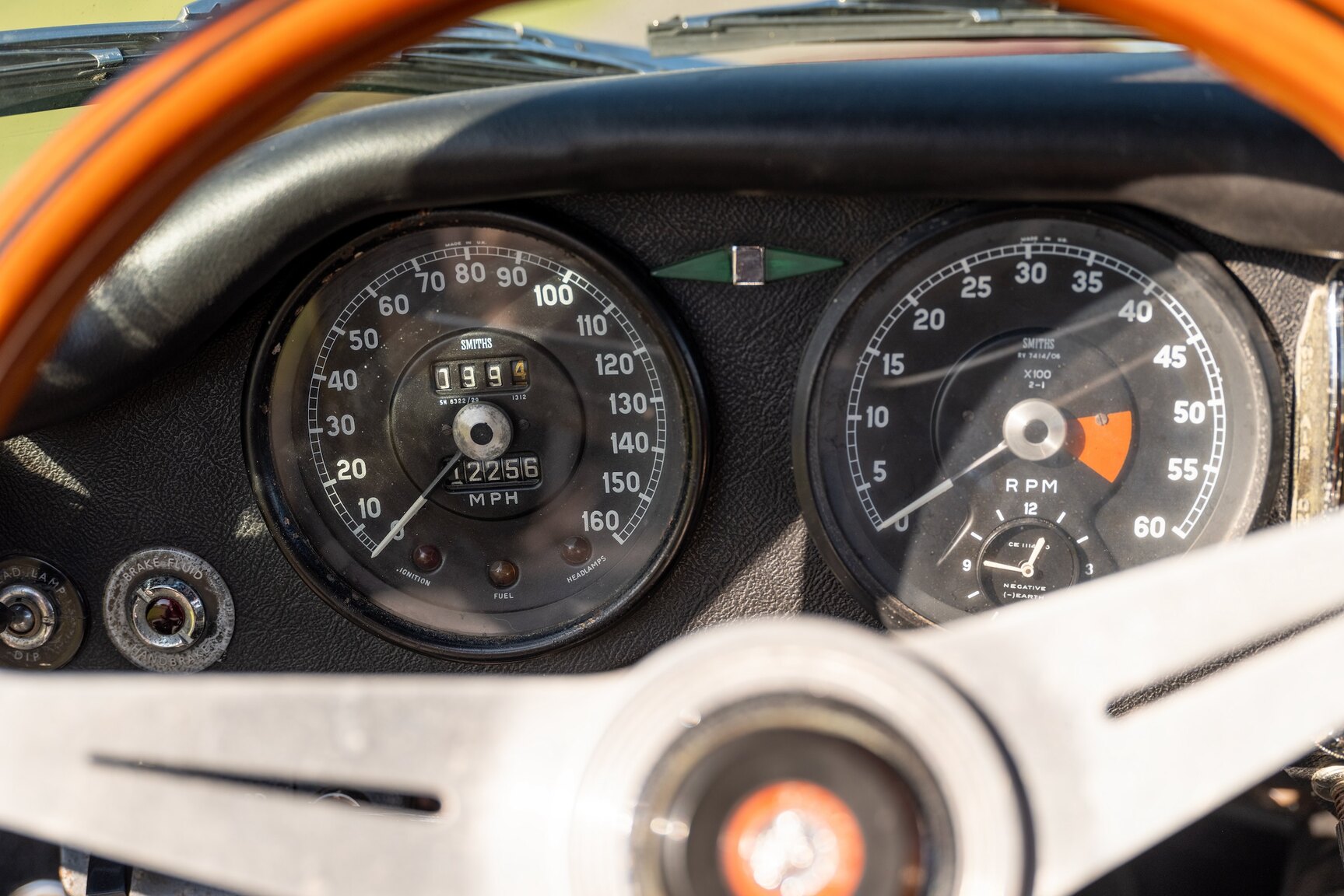 Interiörbild 1966 Jaguar E-Type Series 1 4.2