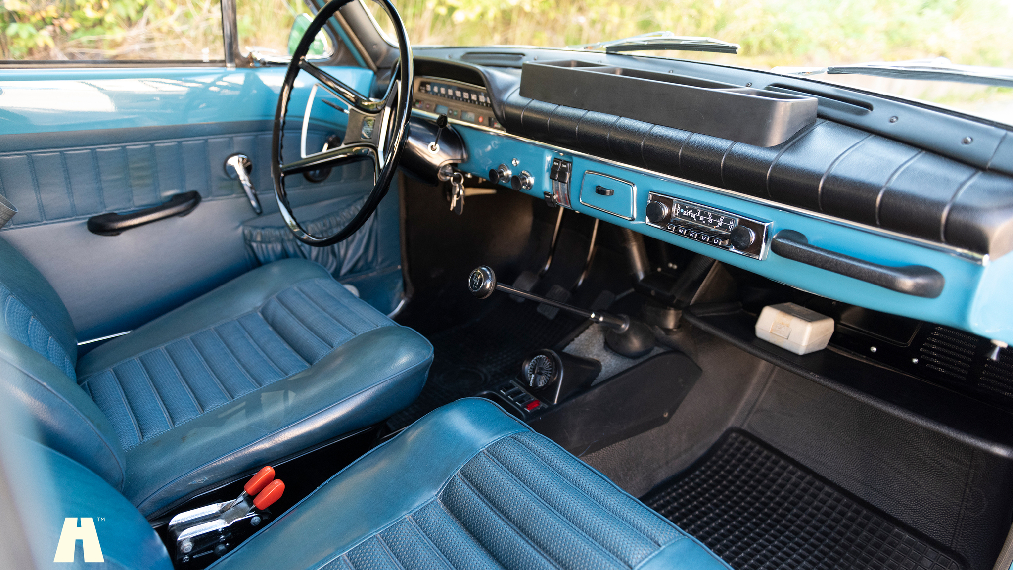 Innenraumfoto von 1969 Volvo Amazon Herrgårdsvagn