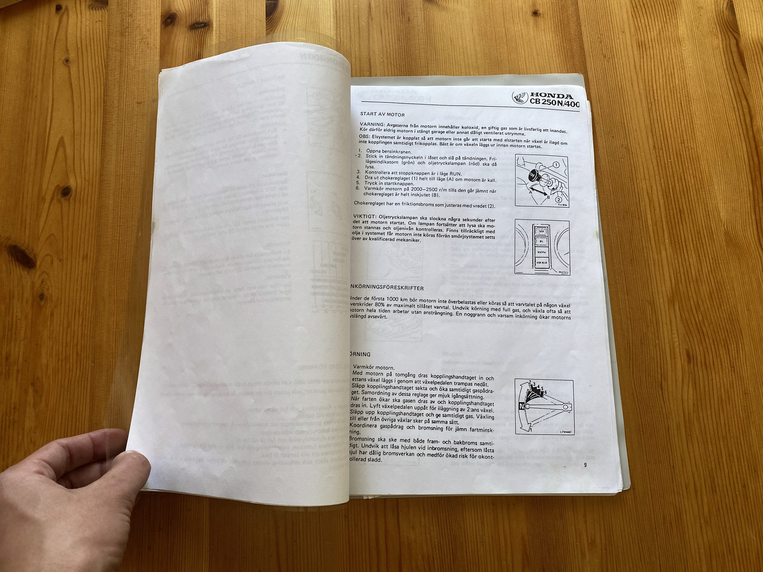 Documentation for 1981 Honda CB250N