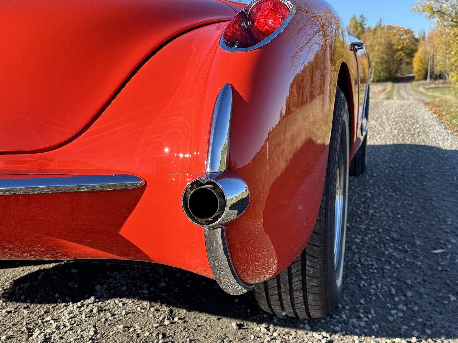 Exteriörbild på 1956 Chevrolet Corvette 