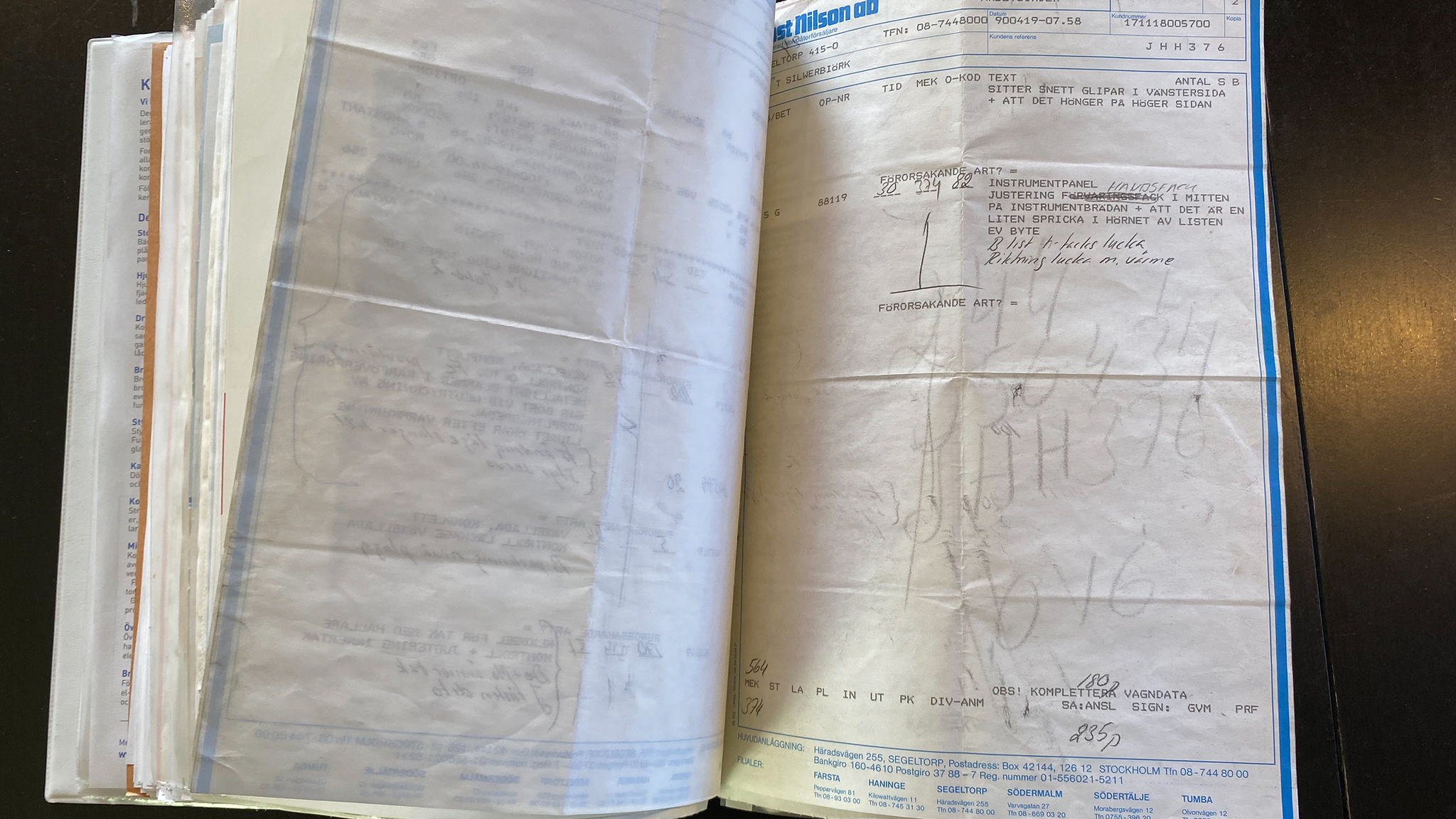 Documentation for 1988 Volvo 240 GL