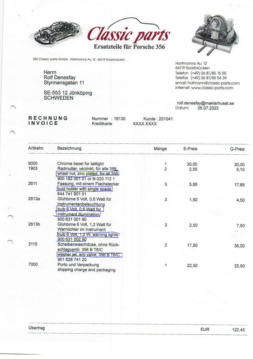 Documentation for 1964 Porsche 356 C (29)