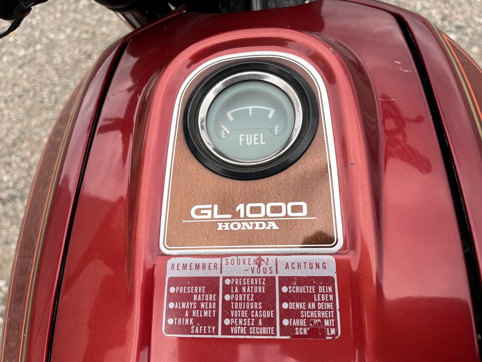 Exteriörbild på 1976 Honda Gold Wing GL 1000 - NO RESERVE