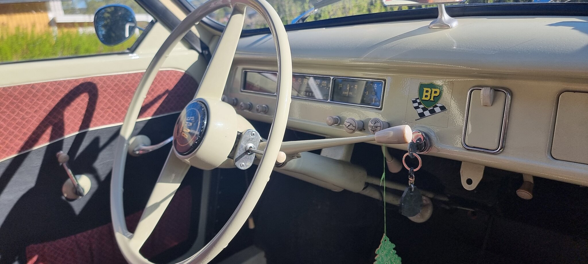 Innenraumfoto von 1959 SAAB 93B Deluxe