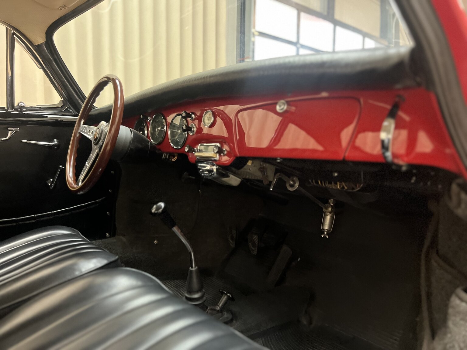 Innenraumfoto von 1960 Porsche 356