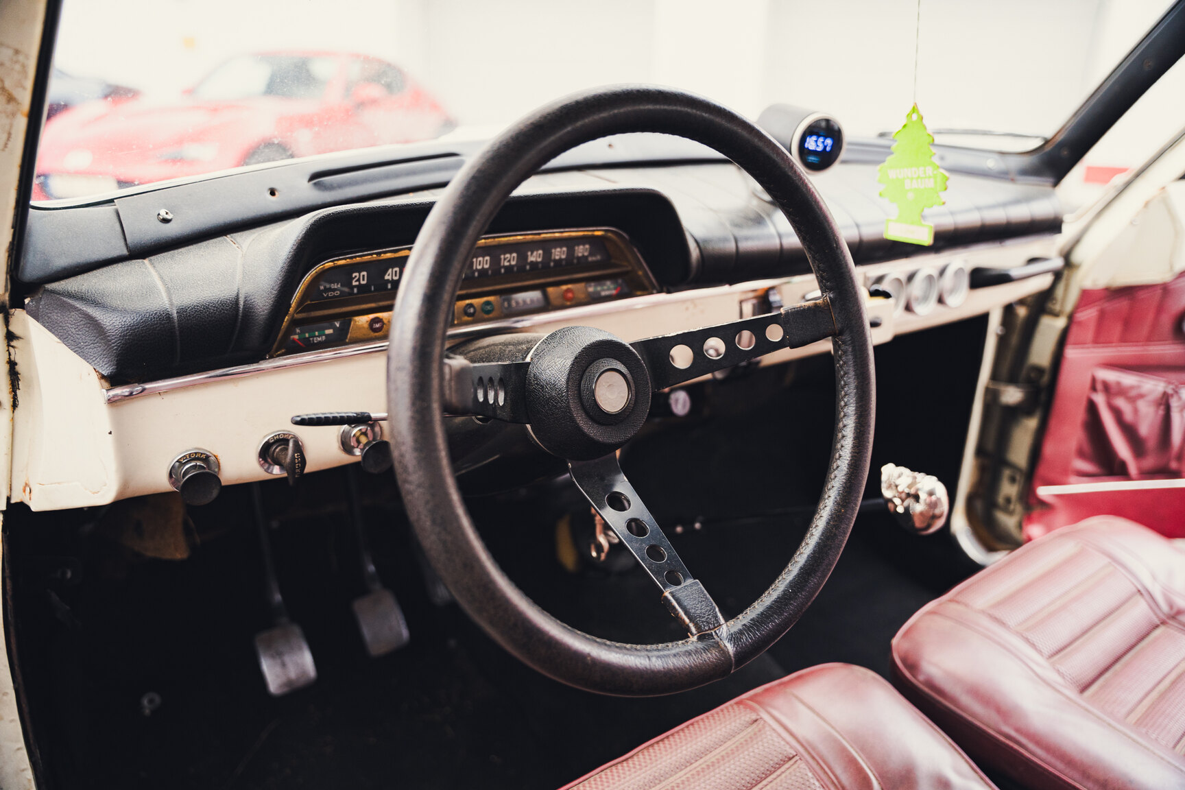Interiörbild 1968 Volvo Amazon Turbo - Ett sista race