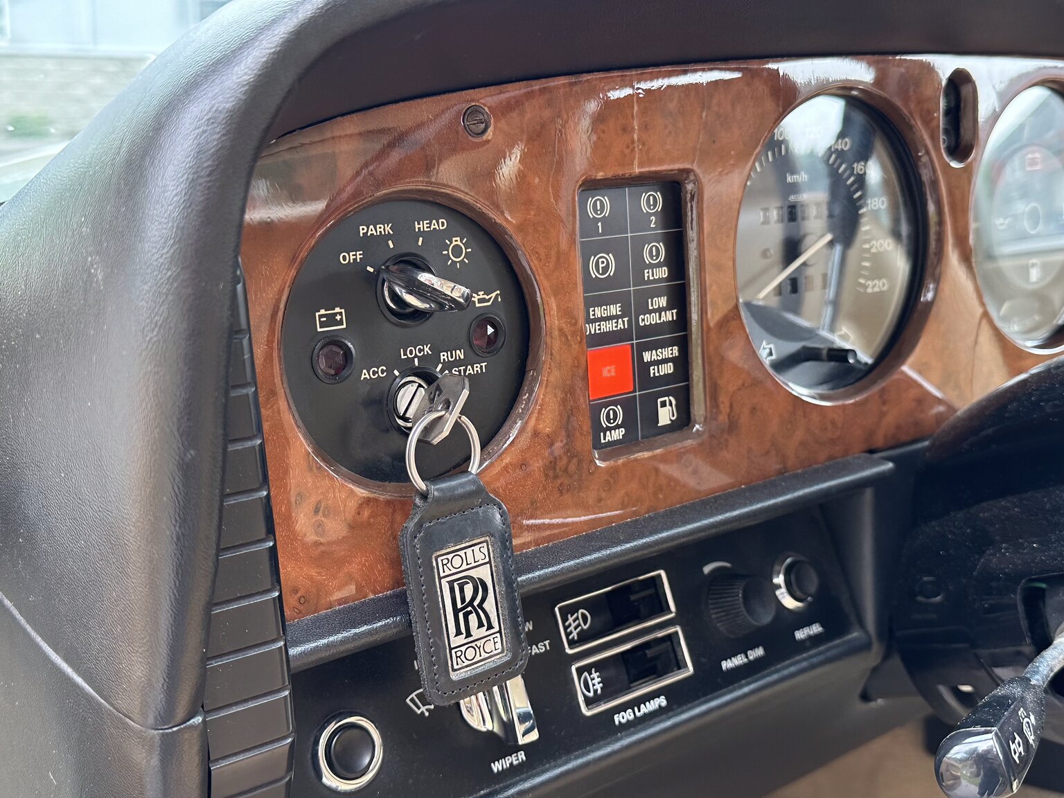 Interiörbild 1982  Rolls Royce Silver Spirit