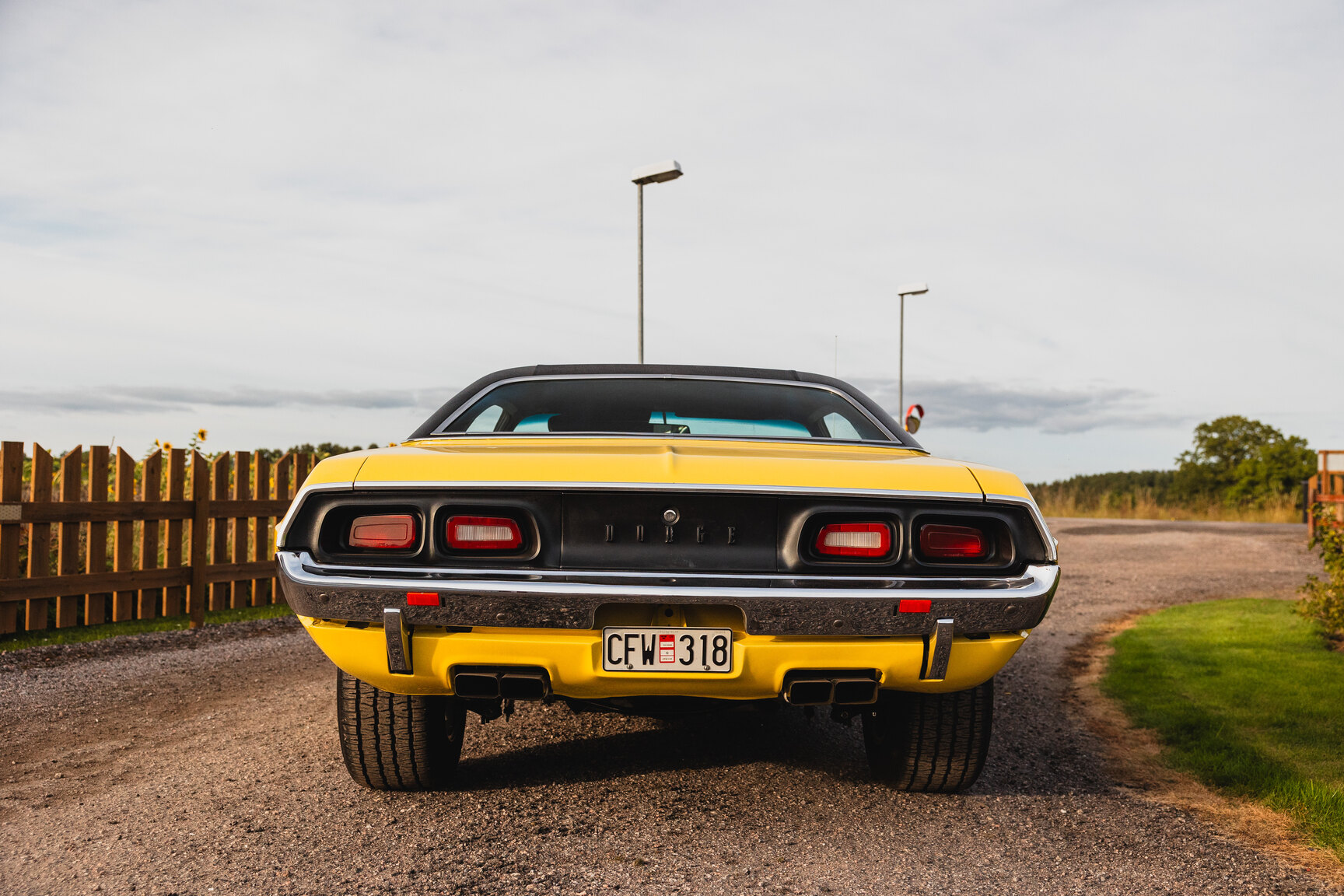 Exteriörbild på 1972 Dodge Challenger