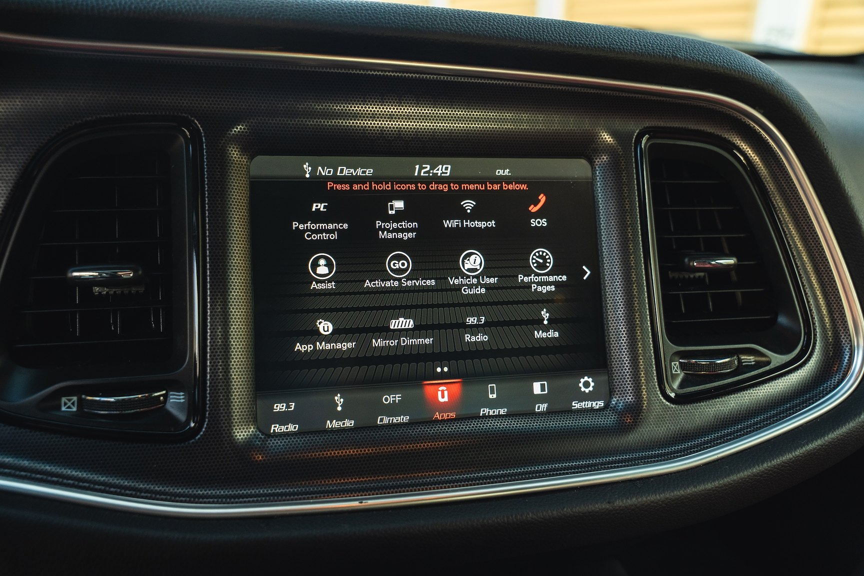 Interior image of 2018 Dodge Challenger R/T 392