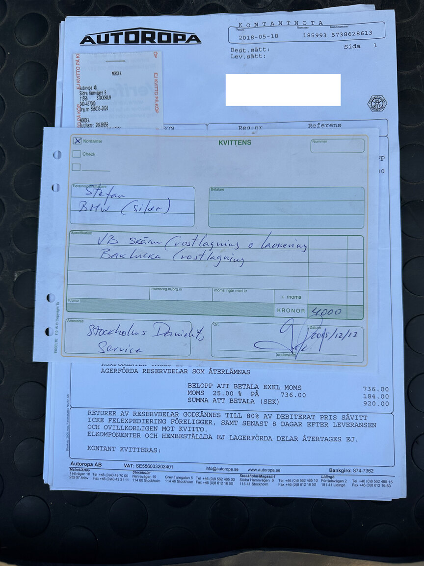 Dokumentation, 1994 BMW 520i E34