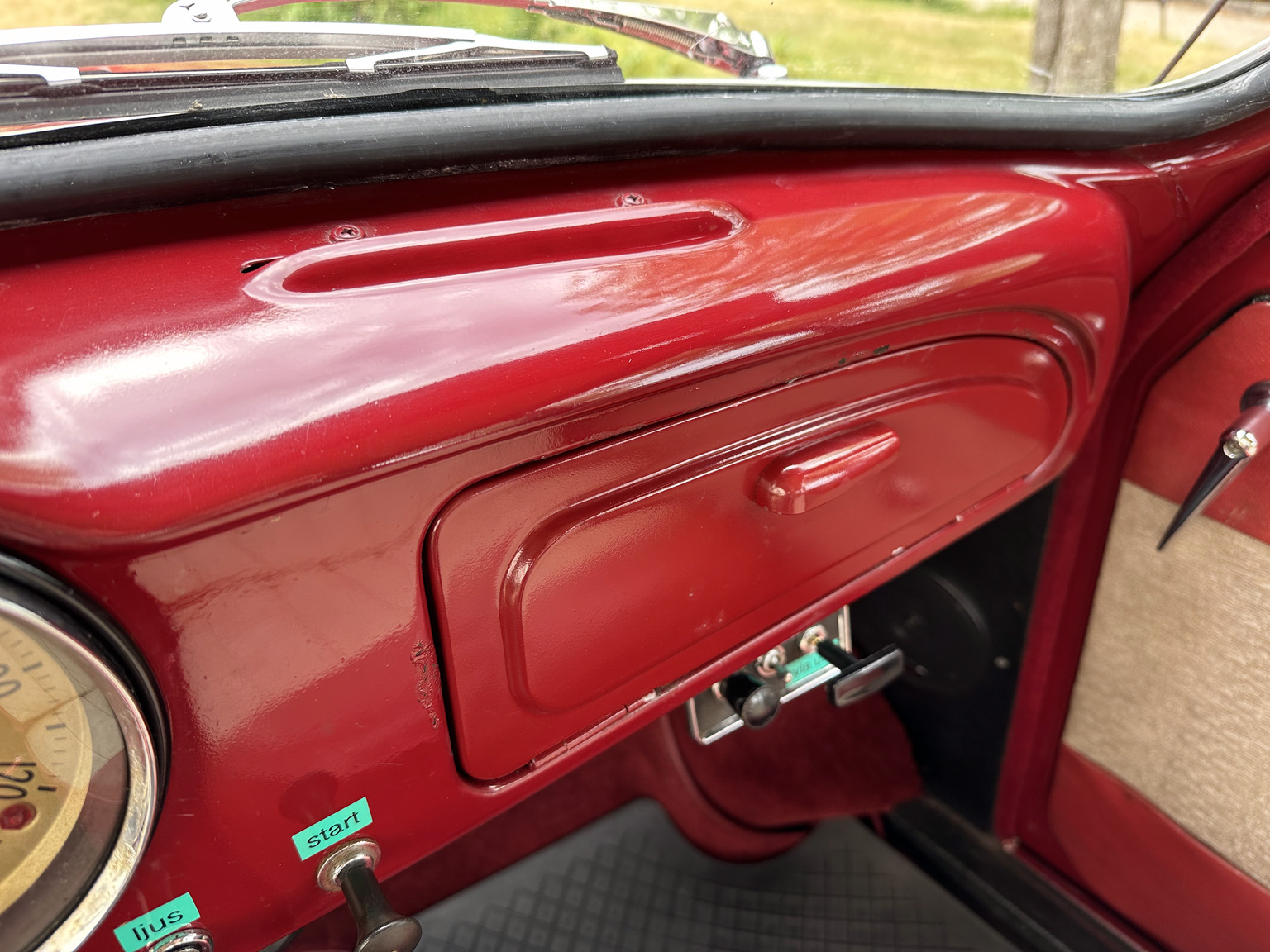 Interiörbild 1958 Morris Minor 1000