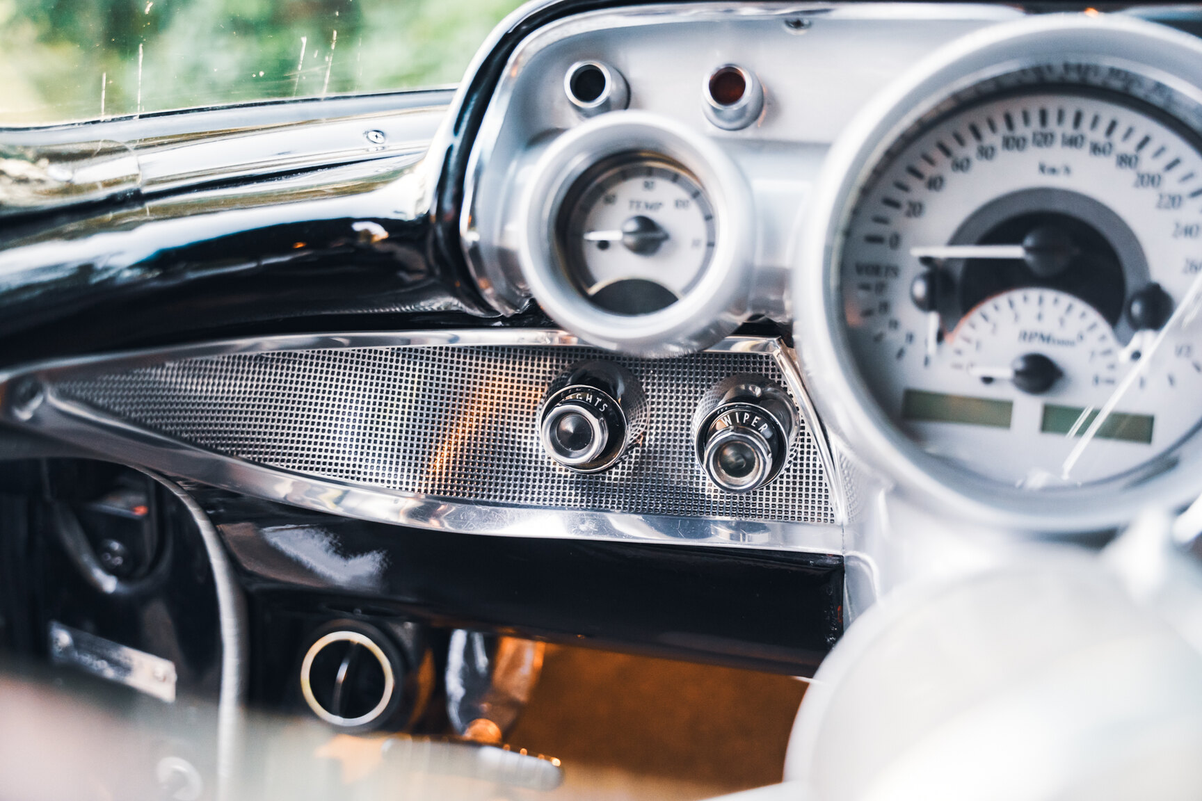 Interiörbild 1957 Chevrolet Bel Air Sport Coupé (28)