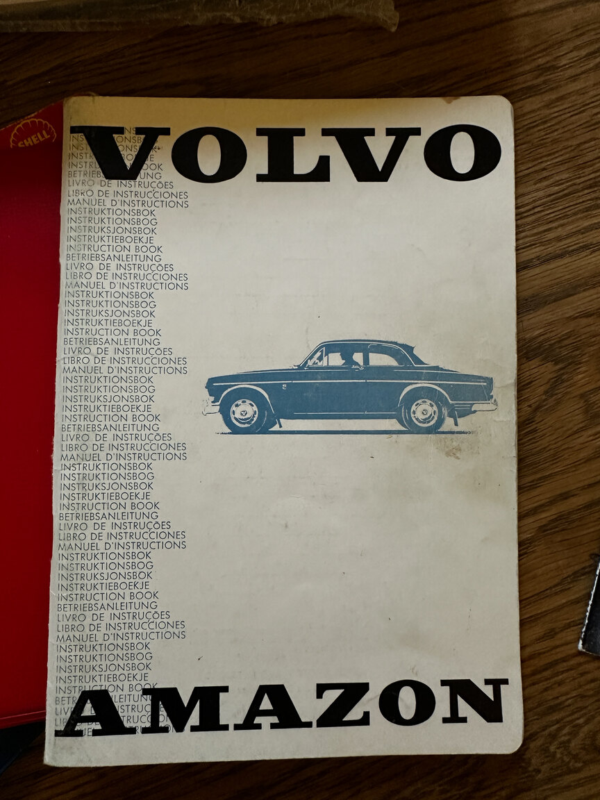 Dokumentation för 1970 Volvo Amazon 