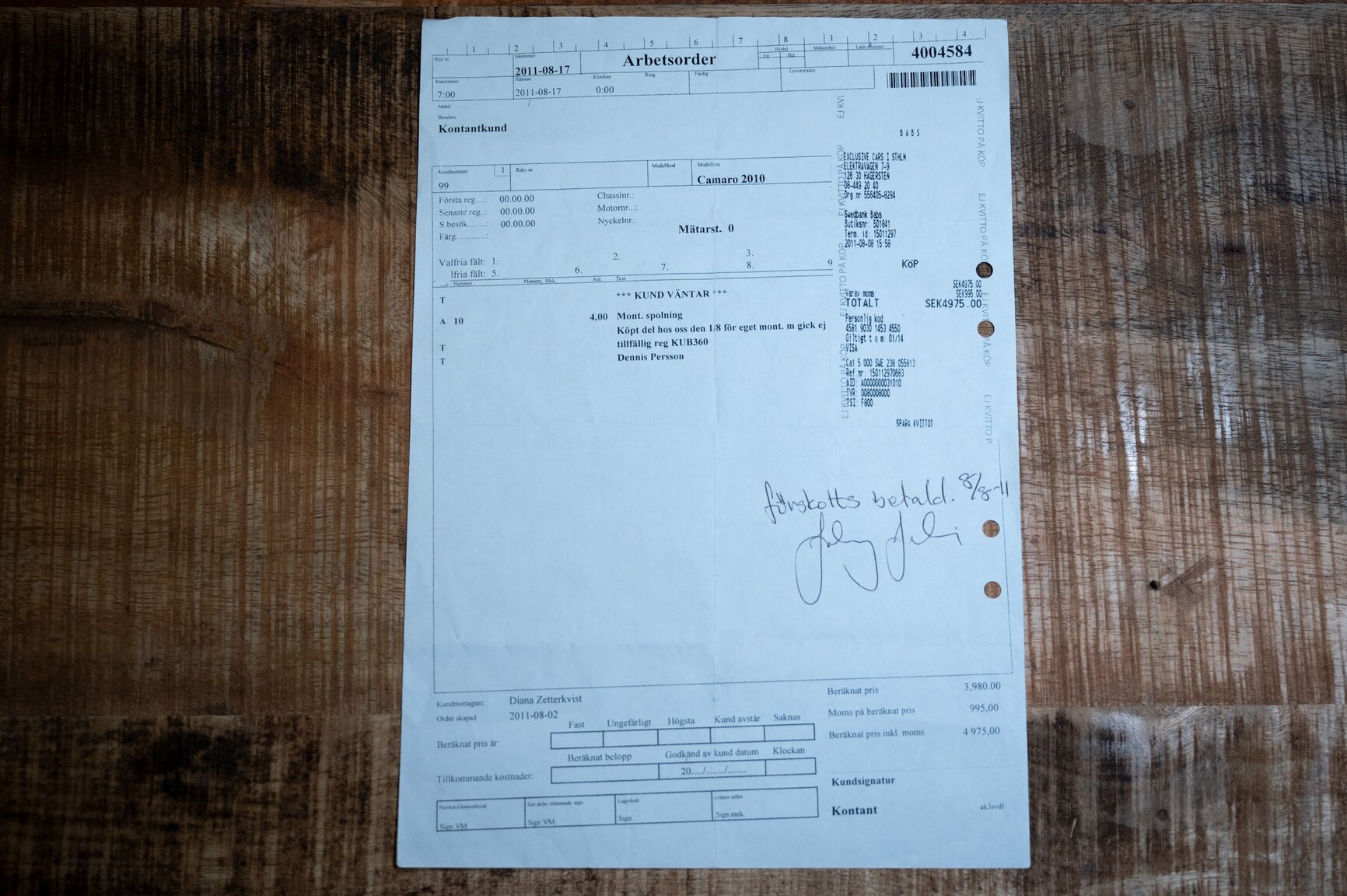 Dokumentation för 2010 Chevrolet Camaro SS (26)