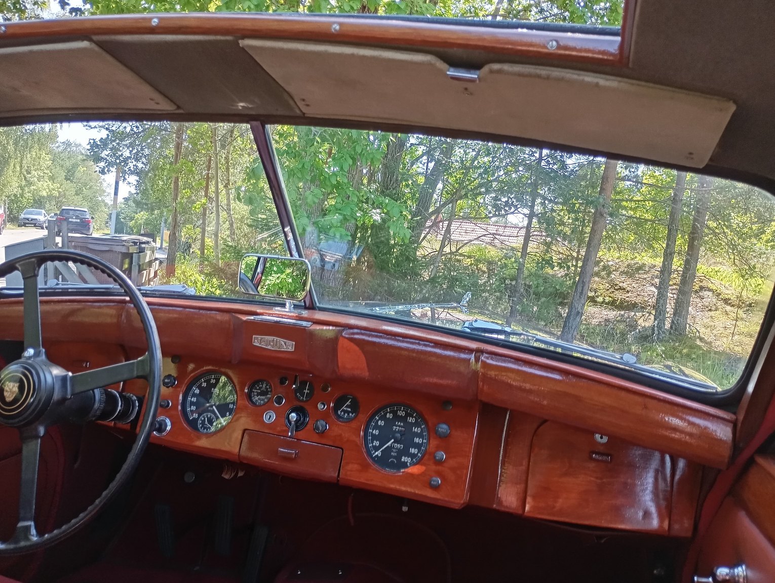 Interior image of 1954 Jaguar Mark VII