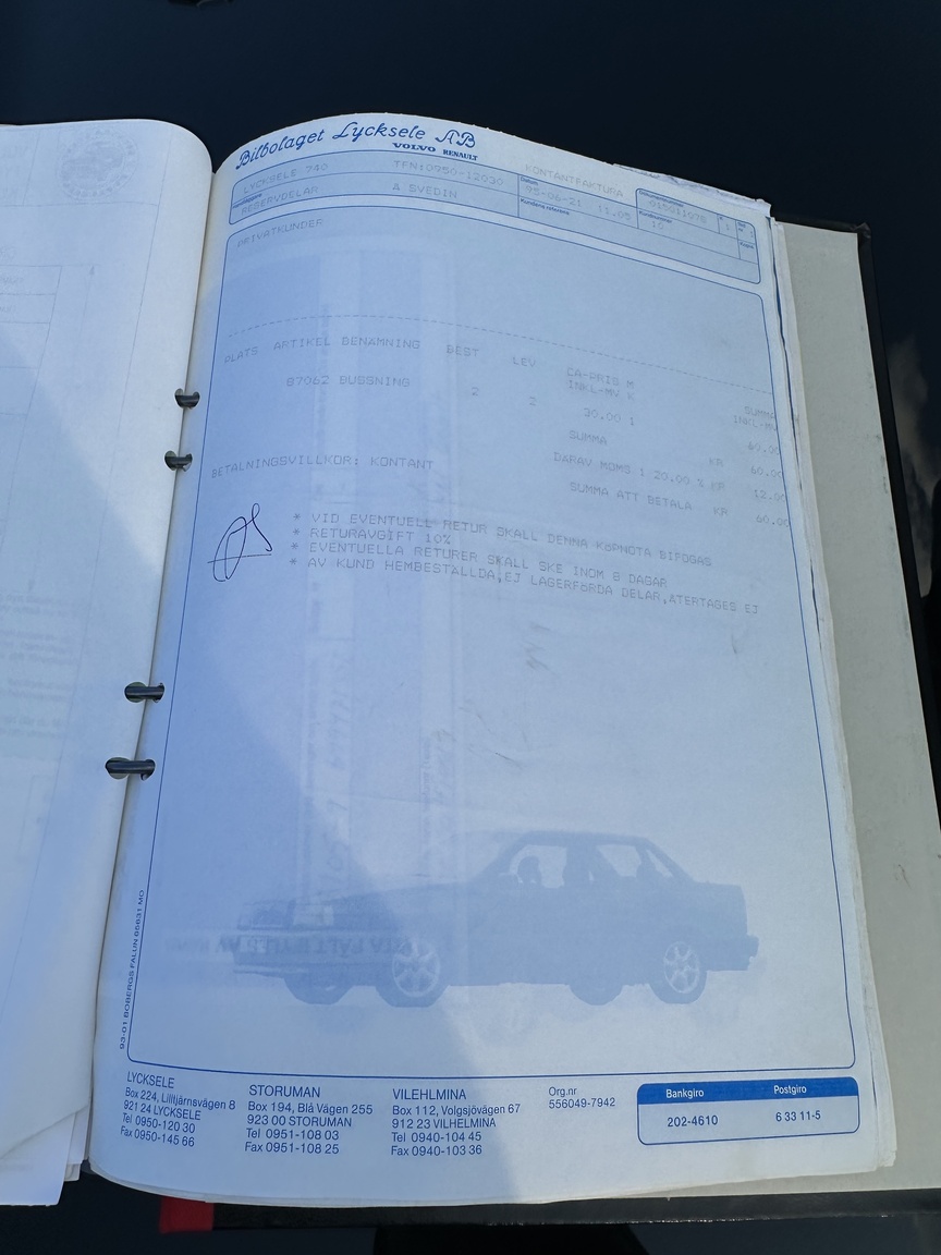Dokumentation för 1947 Volvo PV 444 1947