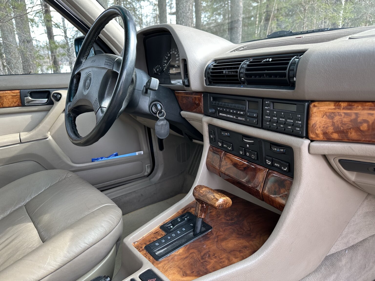 Interiörbild 1992 BMW 740iA