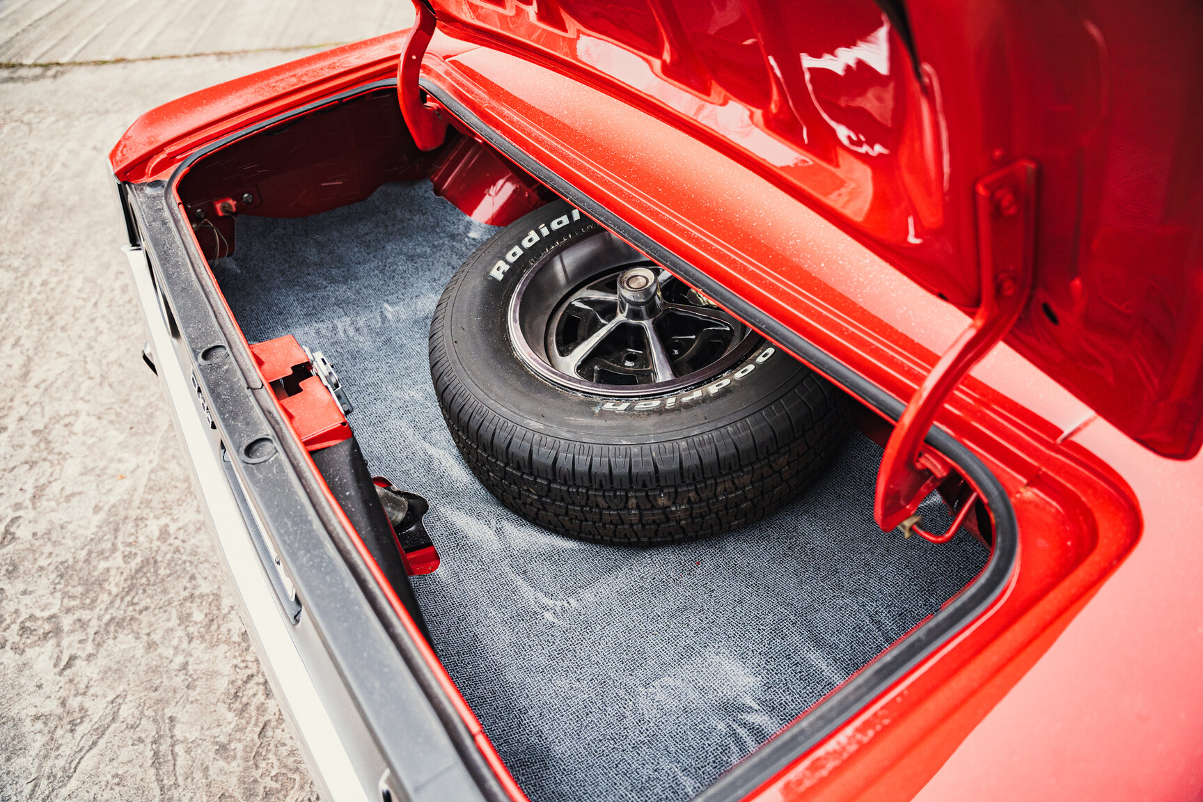 Innenraumfoto von 1972 Plymouth Cuda 340