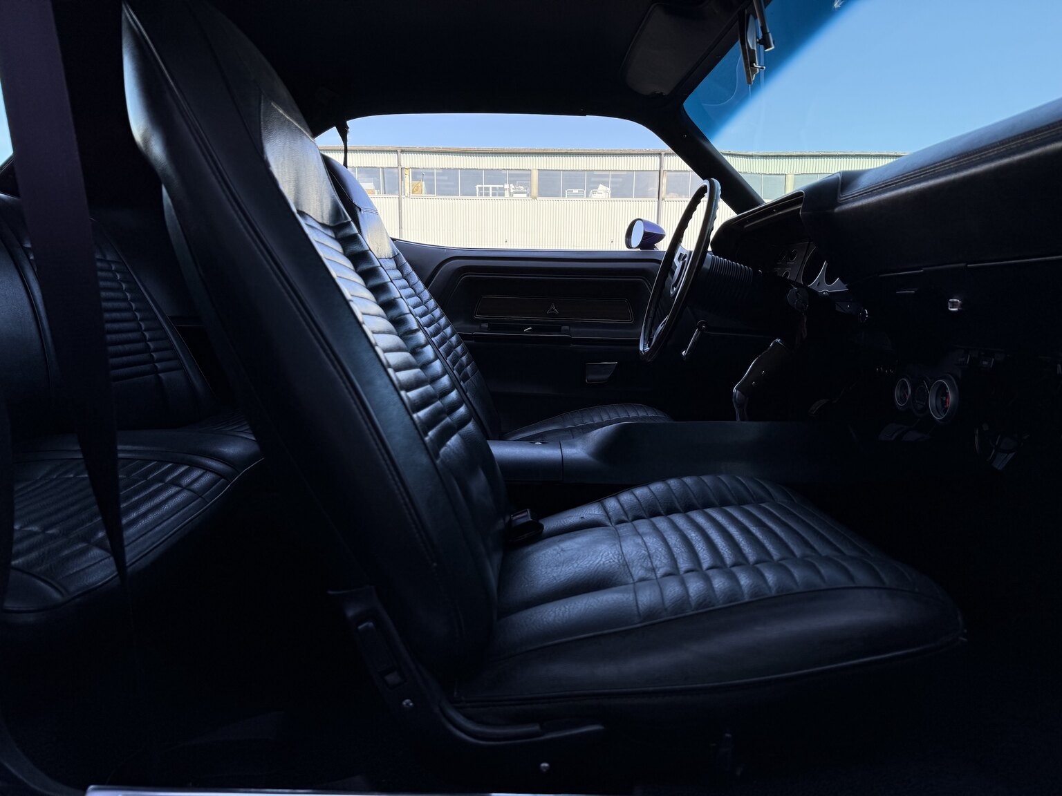 Interiörbild 1970 Dodge Challenger T/A 440 cui