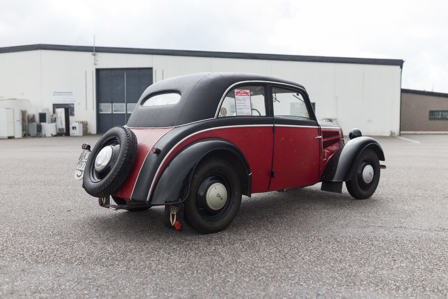 Exterior image of 1939 DKW Favorit Sedan