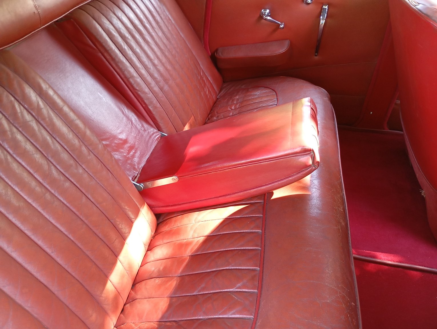Interior image of 1954 Jaguar Mark VII