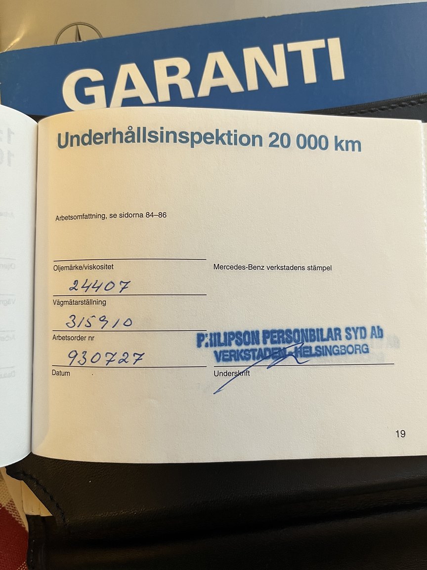 Dokumentation för 1992 Mercedes-Benz 600 SEL
