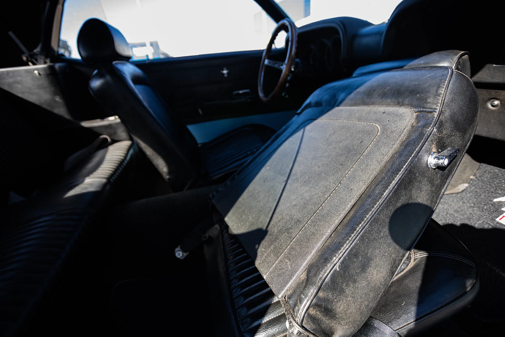 Innenraumfoto von 1969 Ford Mustang GT Cabriolet "M-code" (24)