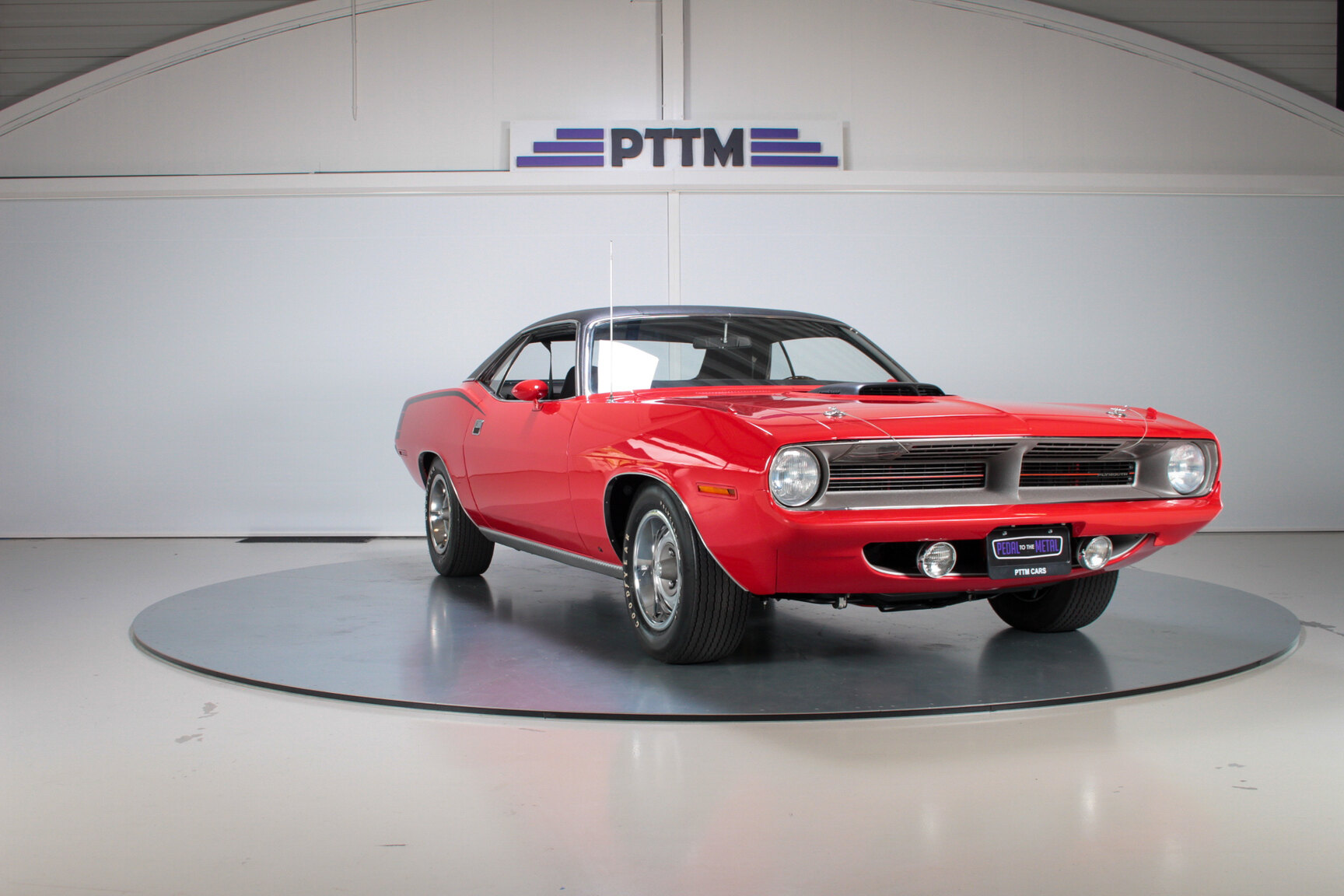 Exteriörbild på 1970 Plymouth Hemi Cuda