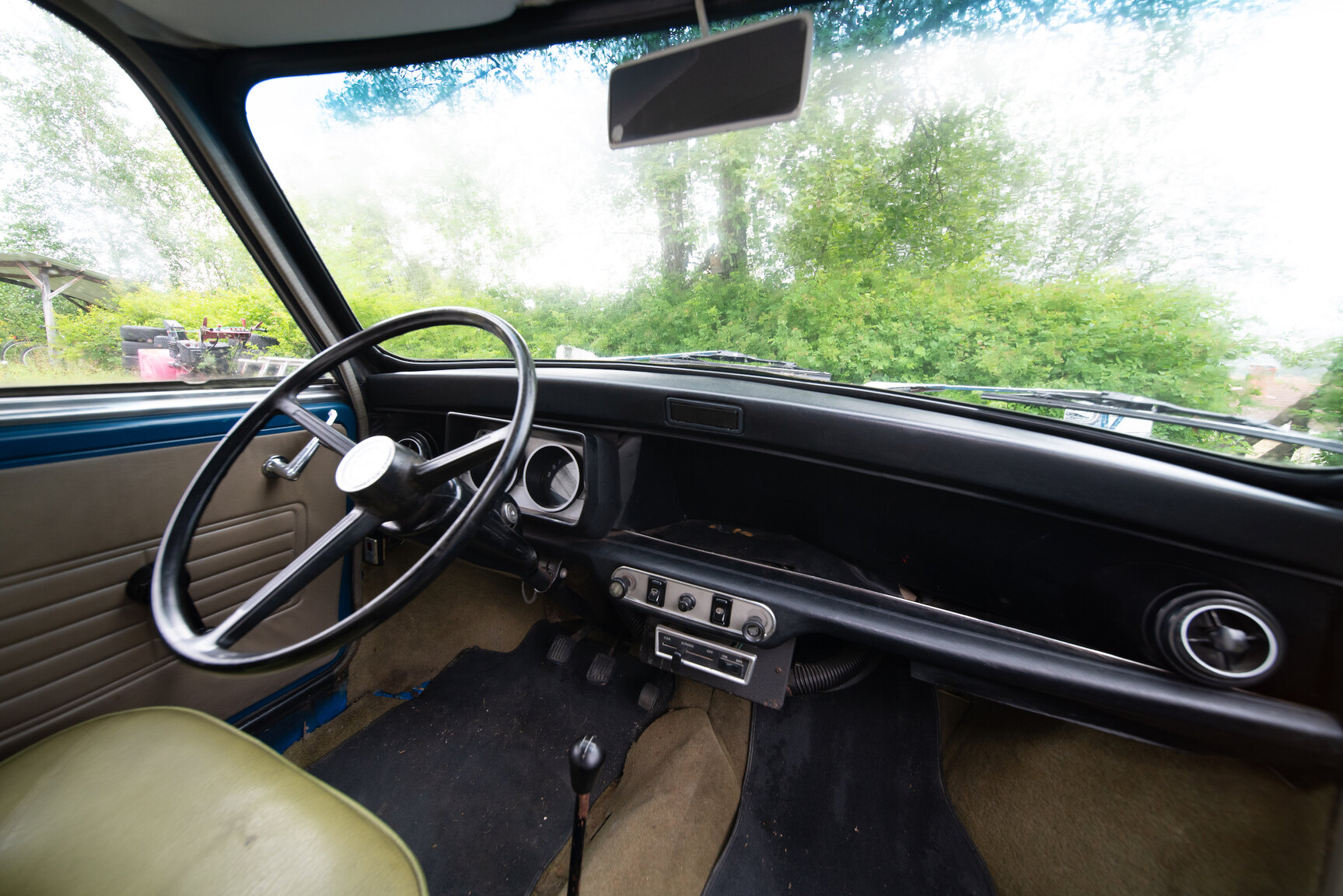 Innenraumfoto von 1972 Austin Mini 1000